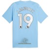 Officiële Voetbalshirt Manchester City J. Alvarez 19 Thuis 2023-24 - Heren